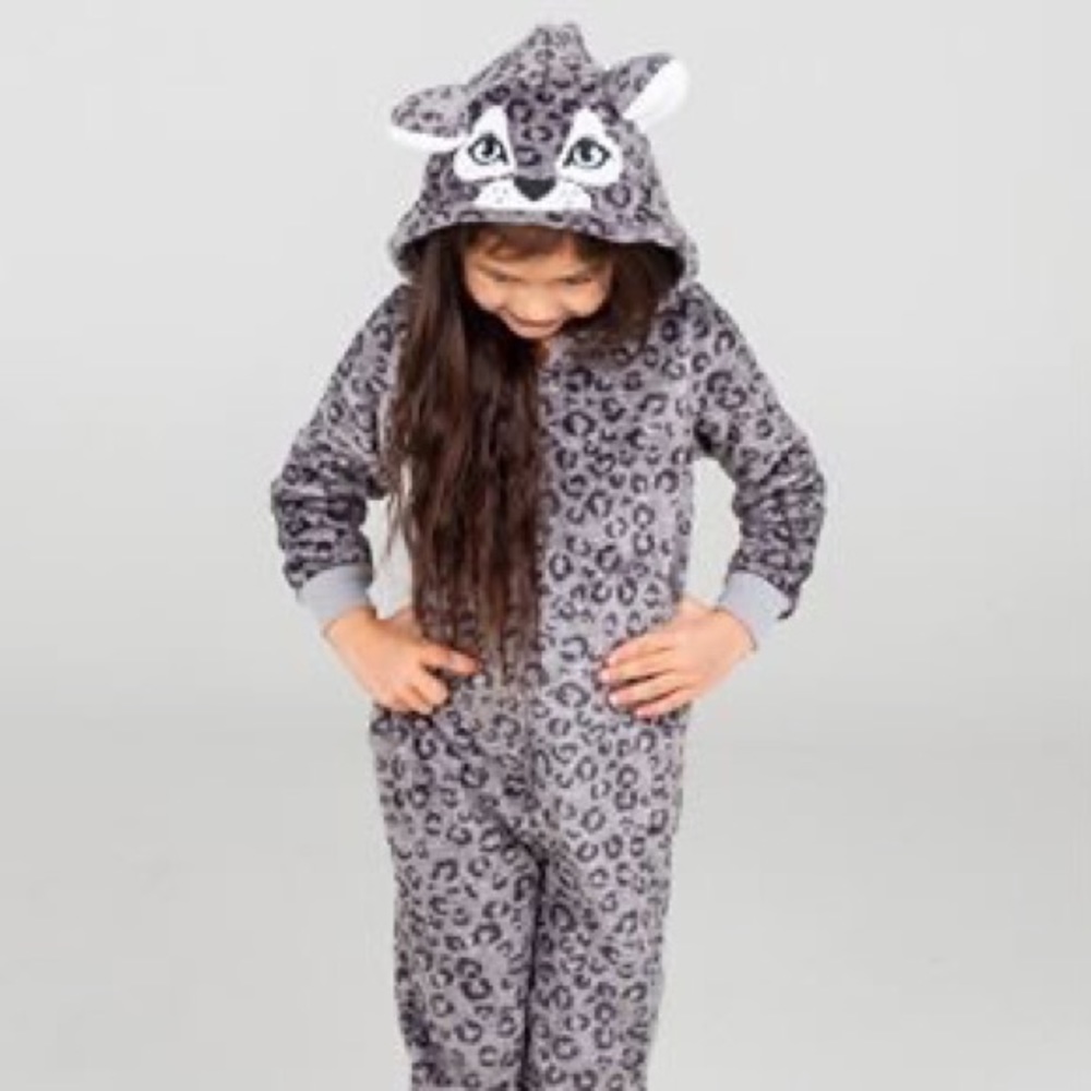Snow Leopard Onesie Pajamas